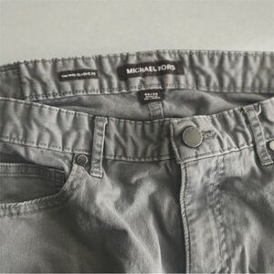 Michael Kors Men's Slim Straight Jeans in Gray